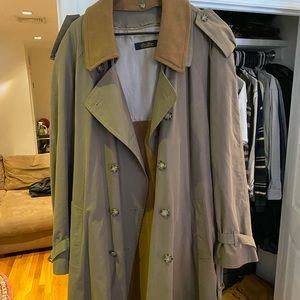 Mens Brooks Brothers Trench Coat